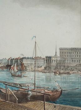 Johan Fredrik Martin, ”Stockholm åt Saltsjön" (Frölich: "Utsigt af Stockholm tagen ifrån ingången till Blasieholmen").