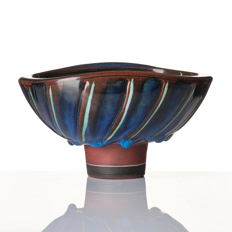 Wilhelm Kåge, a Farsta stoneware bowl, Gustavsberg Studio 1958.