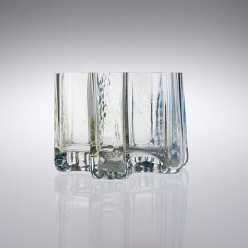 HELENA TYNELL, VAS, glas, "Sokkelo" (Labyrint), Riihimäen Lasi Oy 1970-tal.