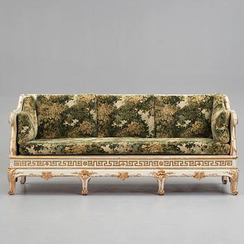 A Swedish Rococo 18th century sofa.