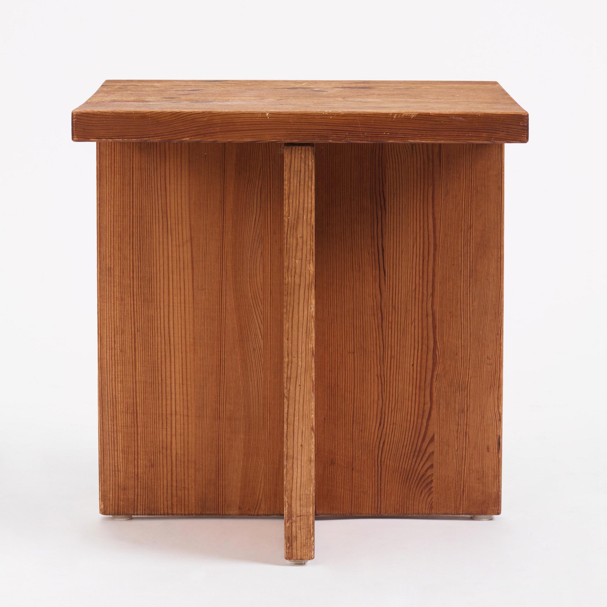 Axel Einar Hjorth, a "Lovö" stained pine table, Nordiska Kompaniet 1930s.