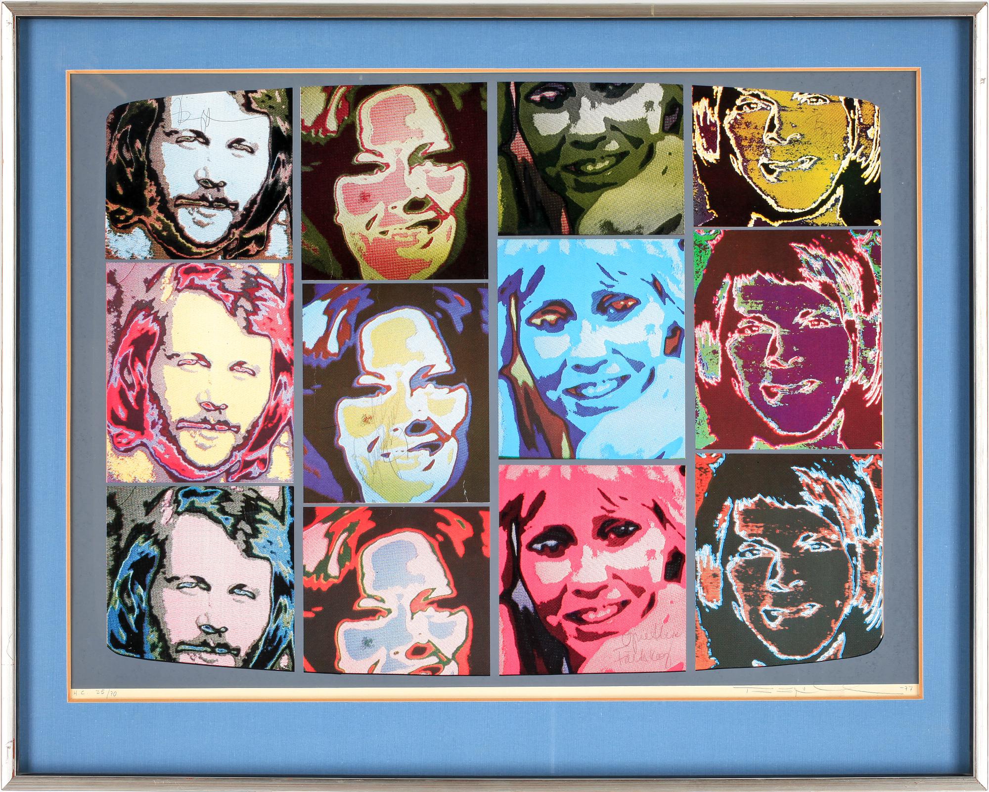 TURE SJÖLANDER, serigrafi, sign. o dat. - 77. HC 35/70.