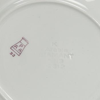 Arabia, Dinner Set, 31 pieces, early 20th century.