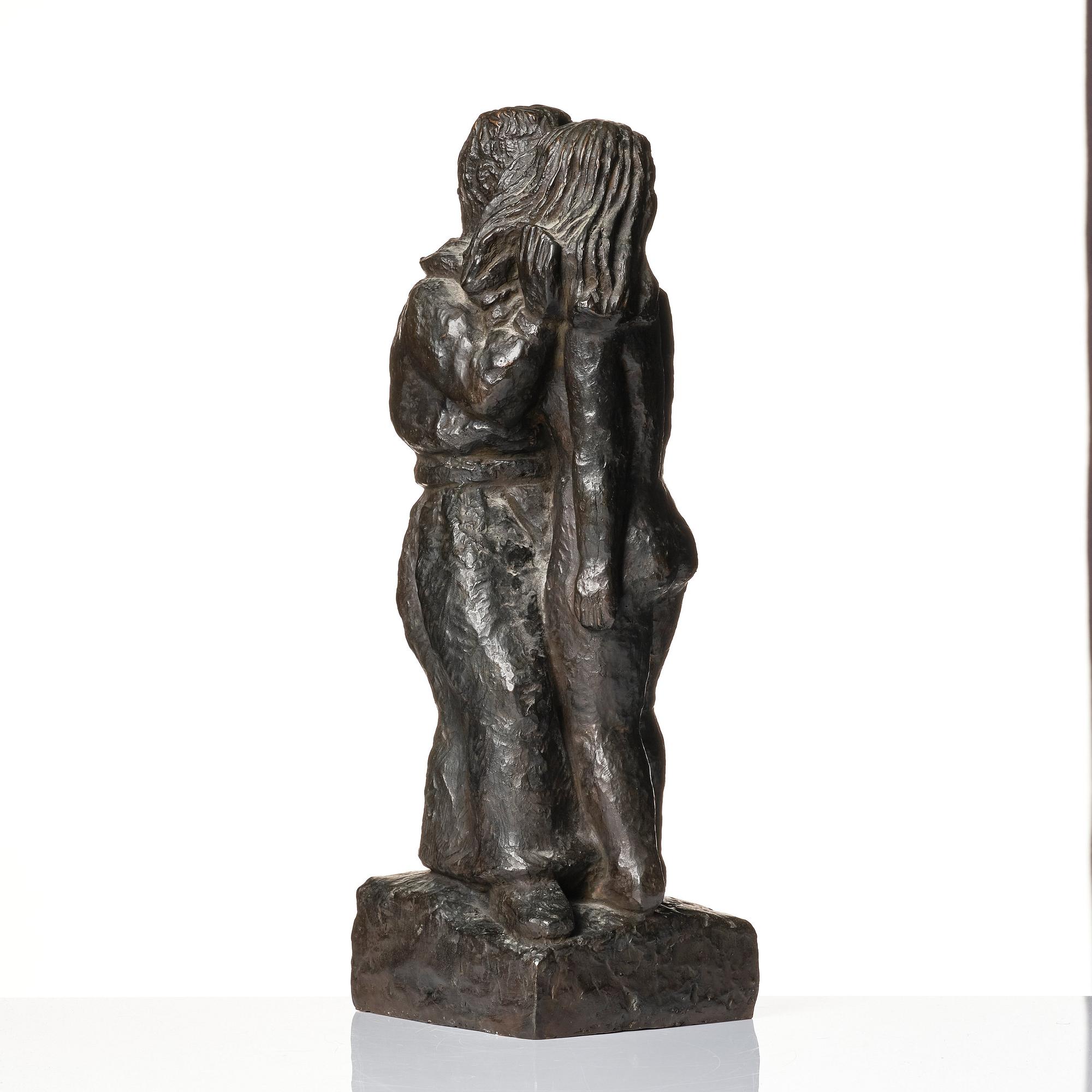 Bror Hjorth, "Rodin och hans musa" (Rodin and his muse).