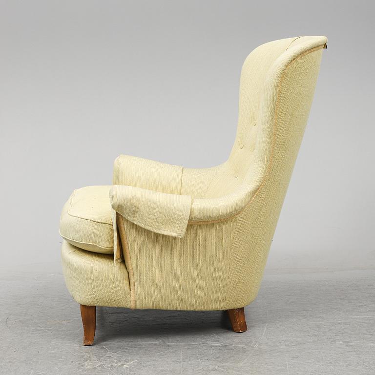 CARL MALMSTEN, fåtölj, "Solo", 1900-talets andra hälft.