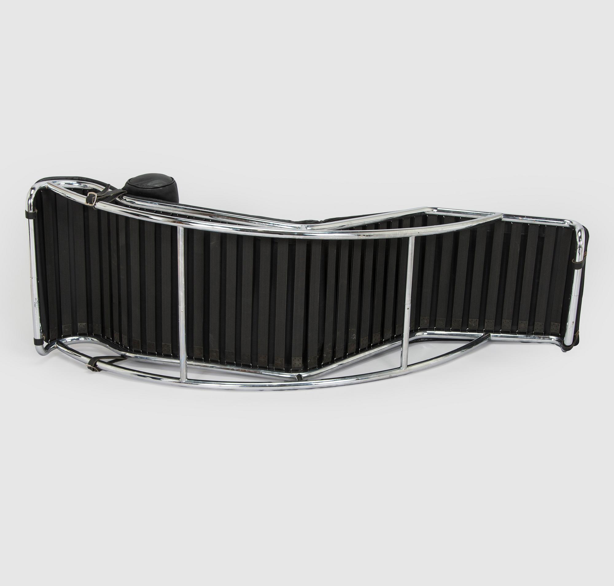 Charlotte Perriand & Le Corbusier, an 'LC4' lounge chair, Cassina, Italy.