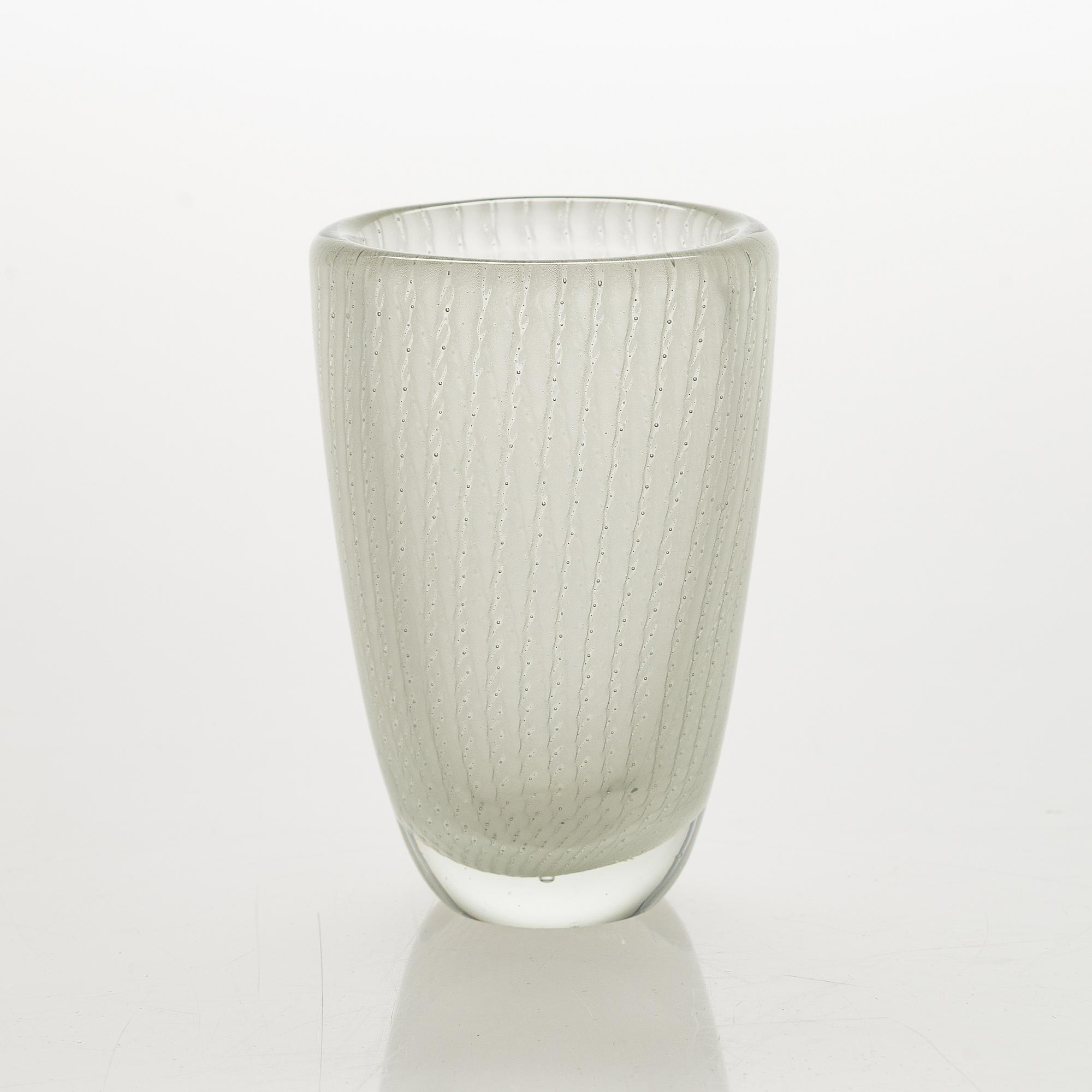 Kaj Franck, maljakko, "Harso" KF 108, signeerattu, K. Franck Nuutajärvi Notsjö.