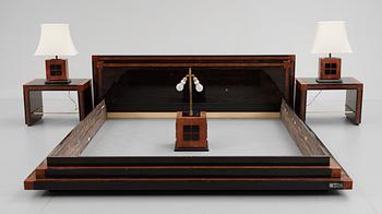 A Paolo Barracheli, 'Roman Deco' six pieces bedroom suite, ca 1980.