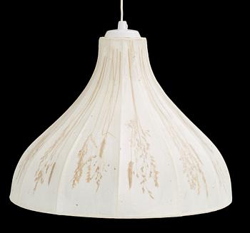 TAKLAMPA, "Kjolen", Carl Malmsten, tillverkare Vanja Sorbon Malmsten, 1900-talets mitt. H 30.