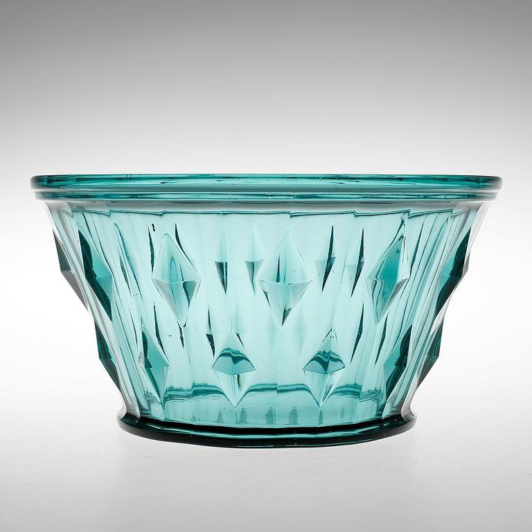 SKÅL, pressglas, Simon Gate, Orrefors, 1930-tal.