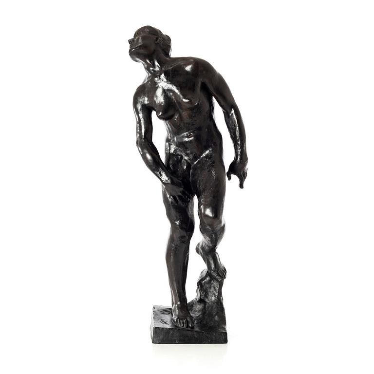 Gudmar Olovson, sculpture. Signed. Numbered. Foundry mark. Bronze, height 81 cm, length 30 cm.