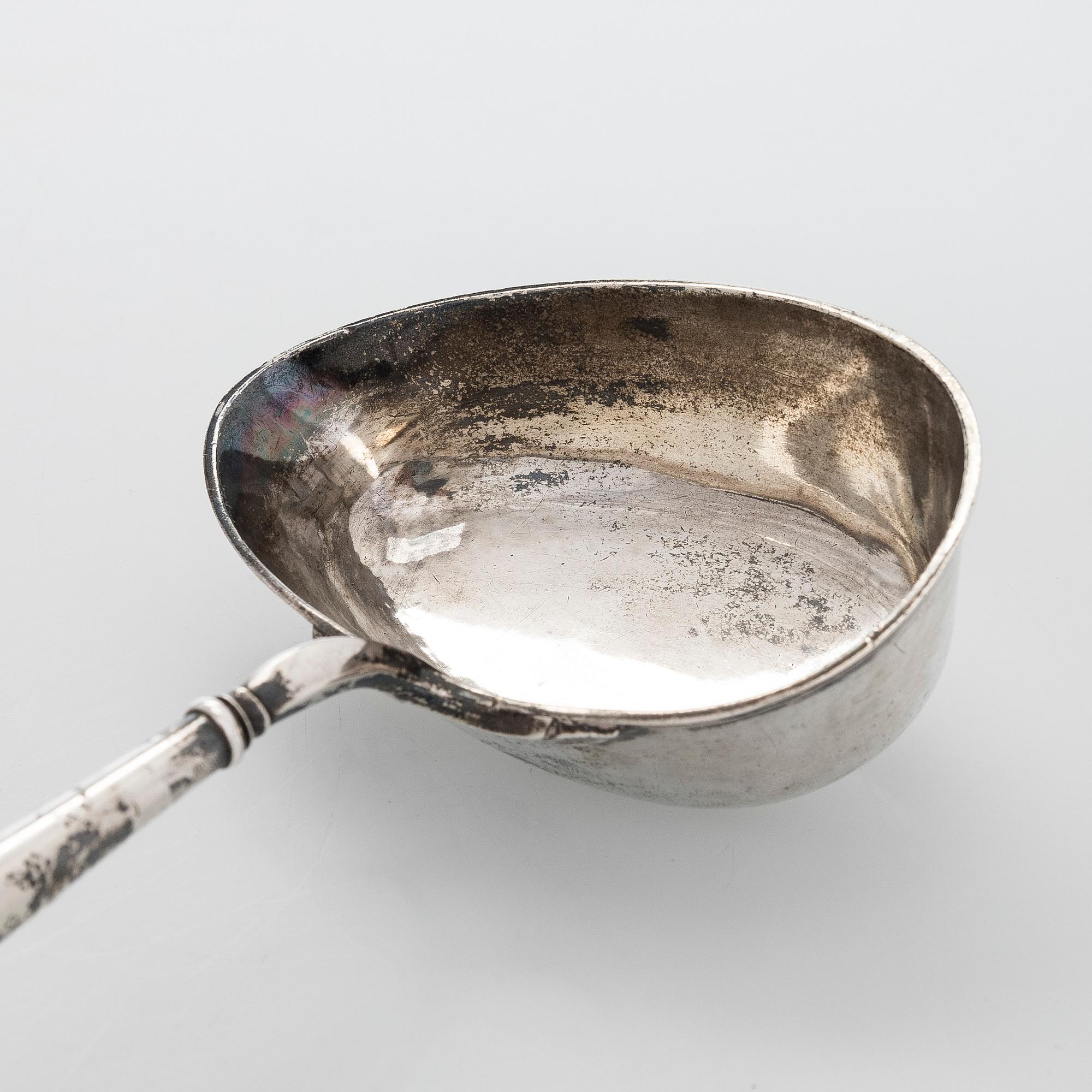 Gustaf Granfeldt, Soppslev, silver, Borgå 1796.