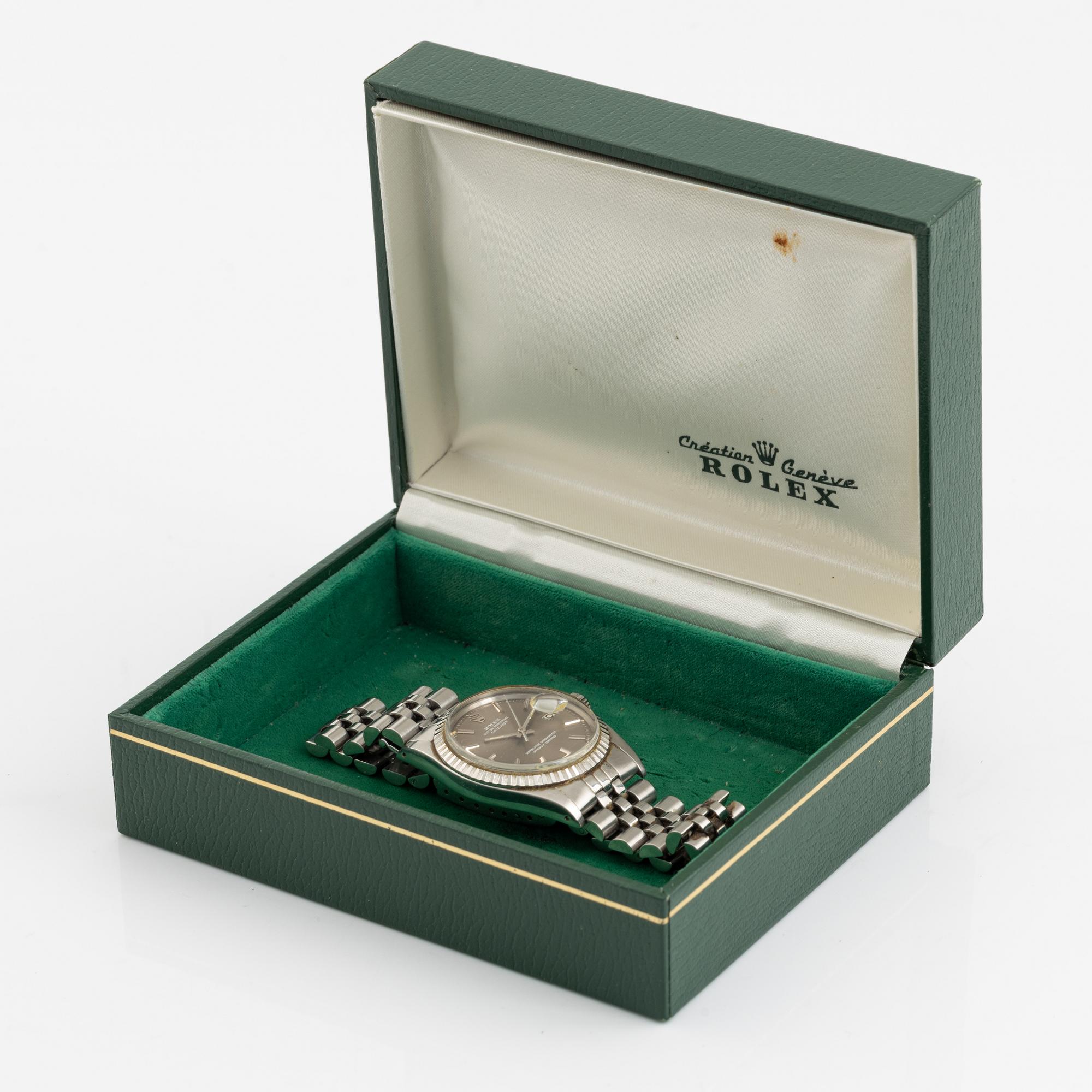 Rolex, Oyster Perpetual, Datejust, "Sigma Dial", wristwatch, 36 mm.