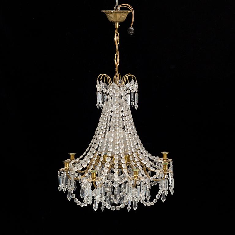A late 19th Century chandelier.
