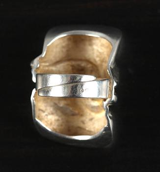 RING, silver, Matti J. Hyvärinen, Turku (Åbo), Finland, 1974.