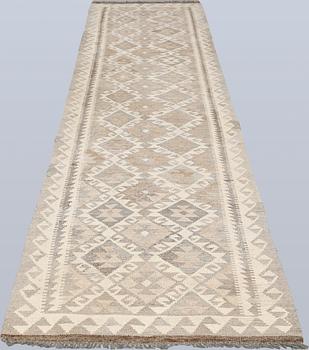 Gallery rug, Kelim, 391 x 81 cm.