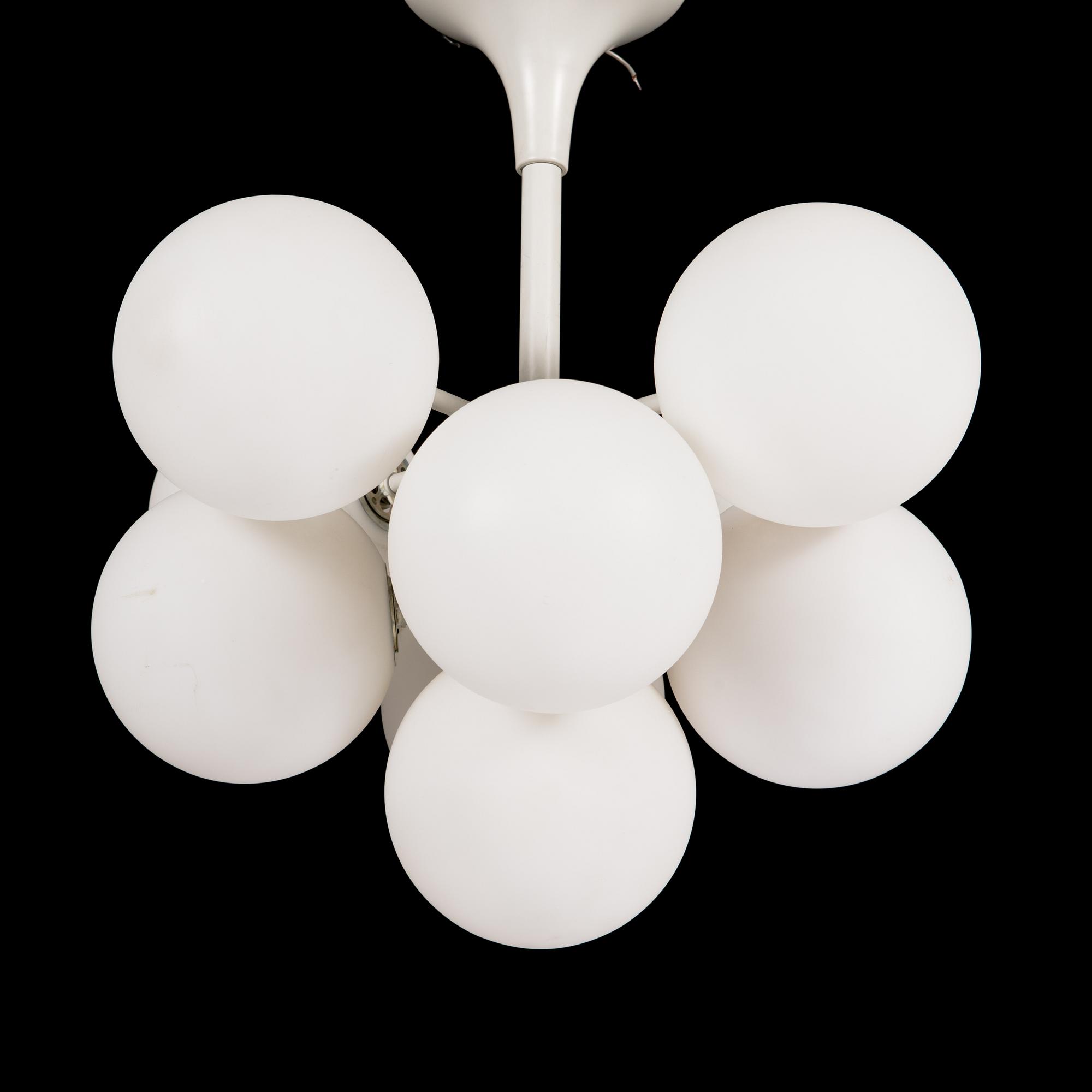 Max Bill, taklampa, 'Sputnik' modell för Temde, Schweiz 1960/1970-tal.