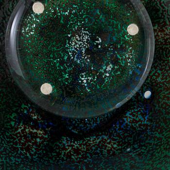 Bertil Vallien Artist Collection glass plate from Kosta Boda.