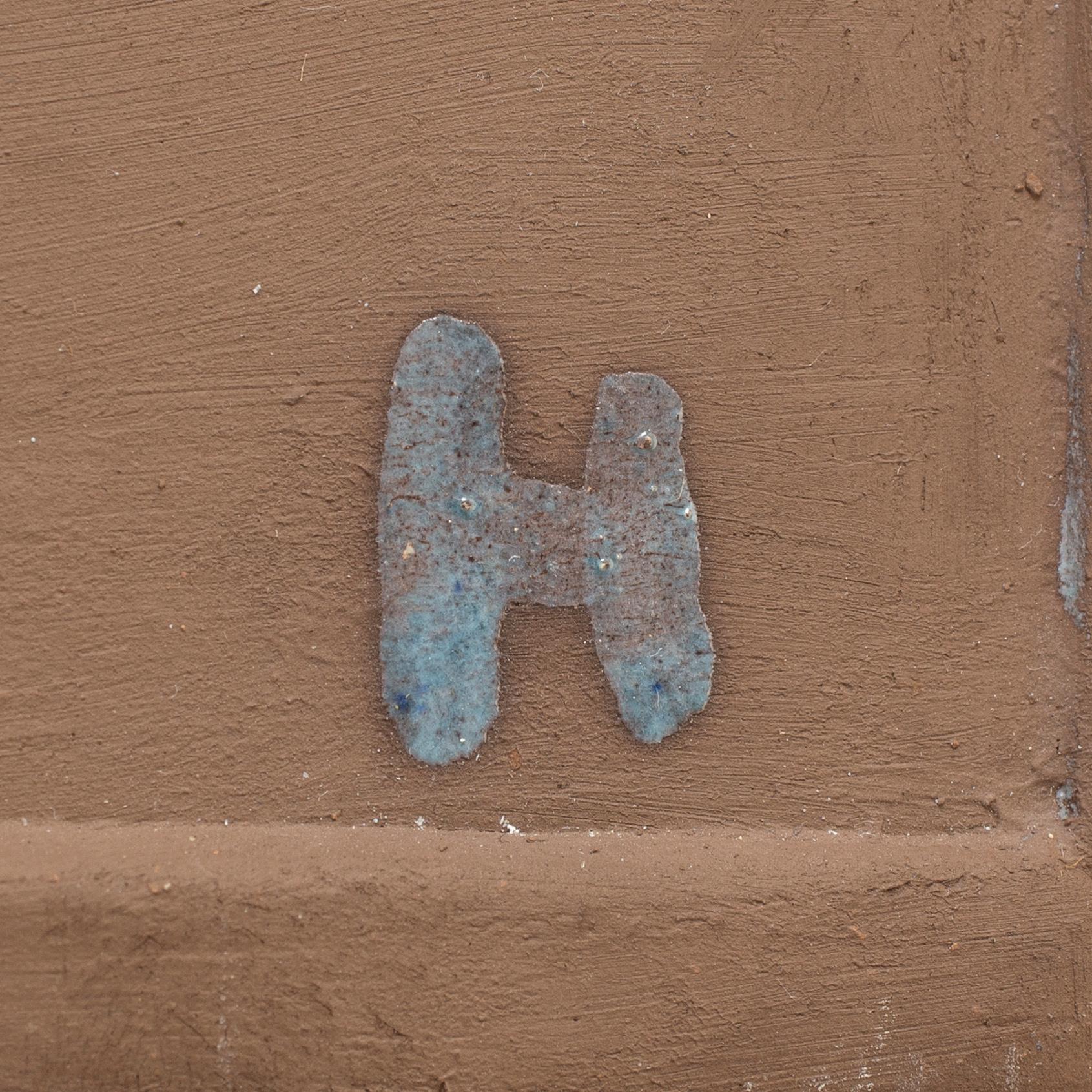 RUNE HANNÄS, two sculptures, stoneware and bronze, signed and dated -66.