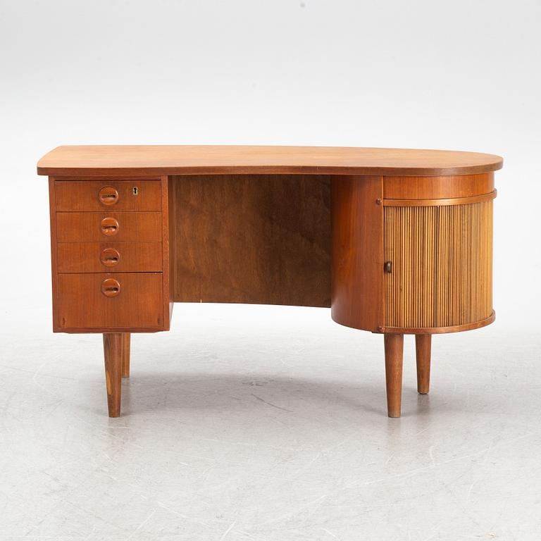 Kai Kristiansen, skrivbord, "Kidney 54",  Feldballes Møbelfabrik, Danmark, 1950/60-tal.