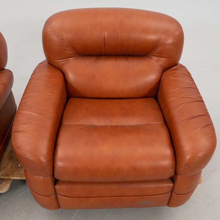 Armchairs, a pair, late 20th century.
