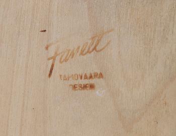 STOLAR, 4 st, "Fanett", Ilmari Tapiovaara, Edsbyverken, 1960-tal.