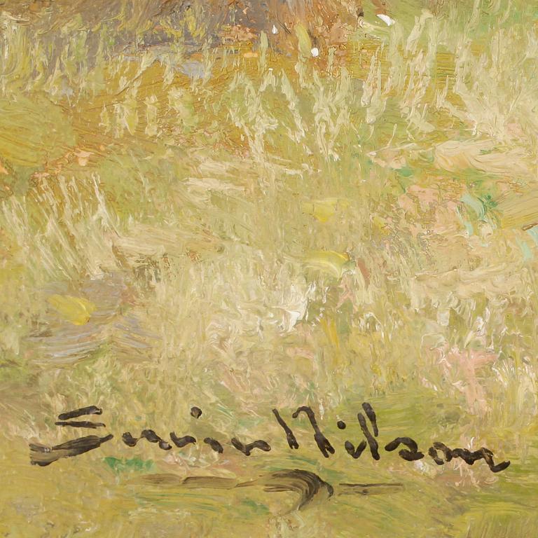 SEVERIN NILSON, olja på duk, signerad.