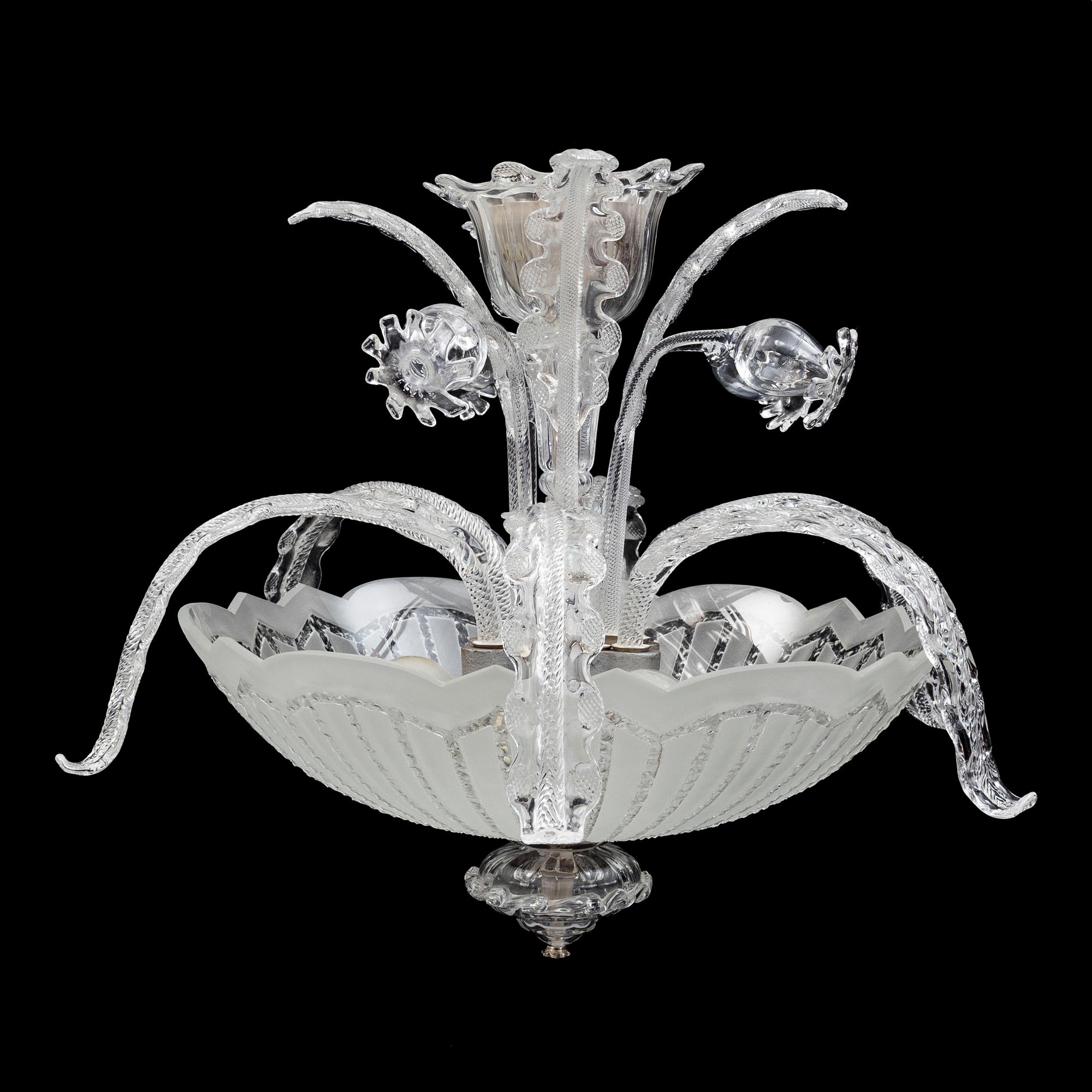 EDWARD HALD, ceiling light, Orrefors.