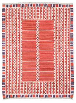 593. MATTA. "Salerno röd". Rölakan. 260 x 194 cm. Signerad AB MMF BN.