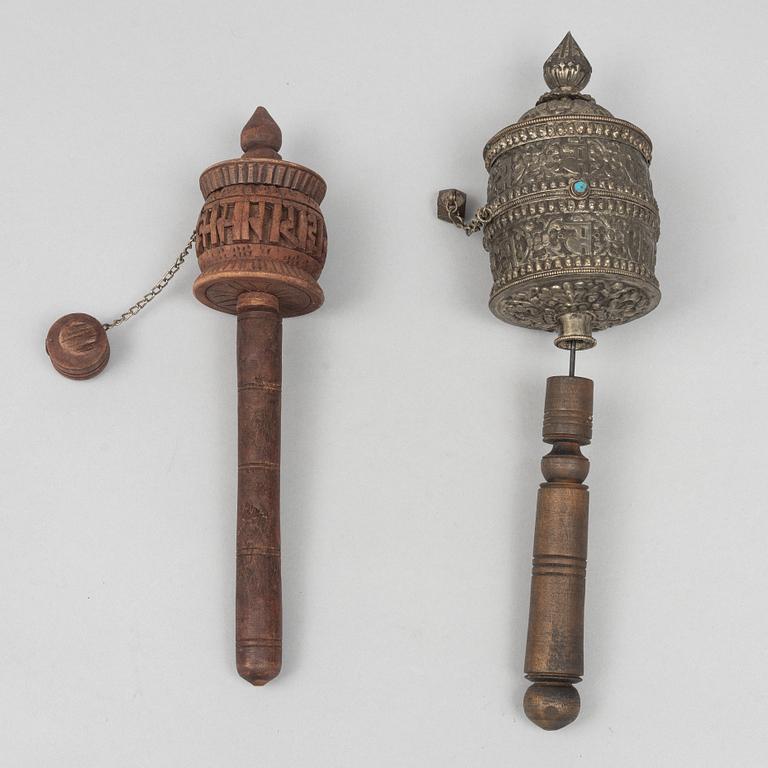 Six Tibetan items, 20th century.