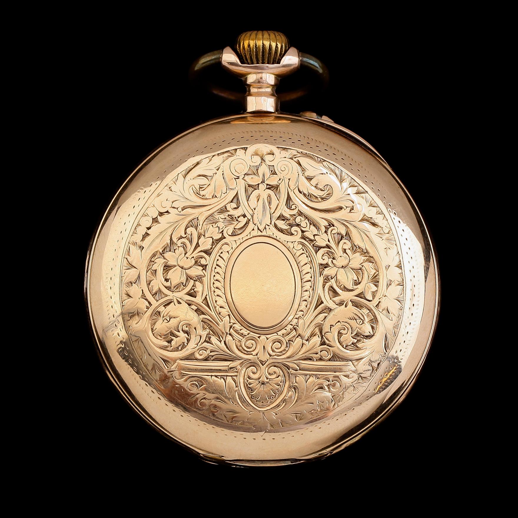 FICKUR, 14 k guld, 1900-talets första hälft.