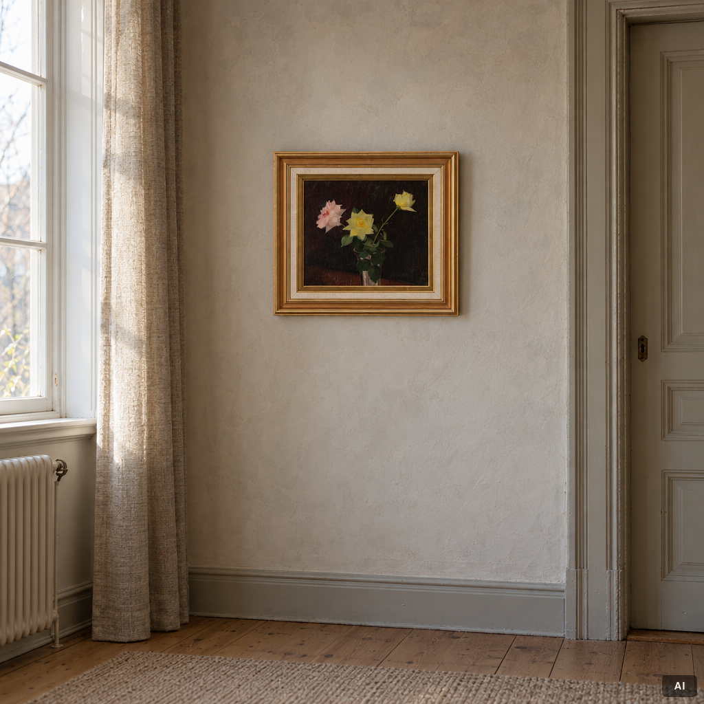 Olle Hjortzberg, Floral still life.