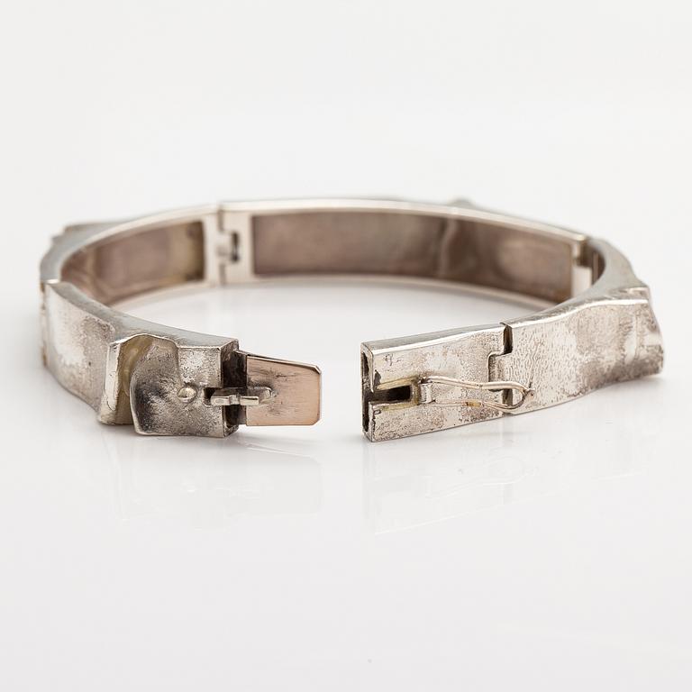 BJÖRN WECKSTRÖM, ARMBAND "Ceres", sterling silver. Lapponia, Helisngfors 1970.