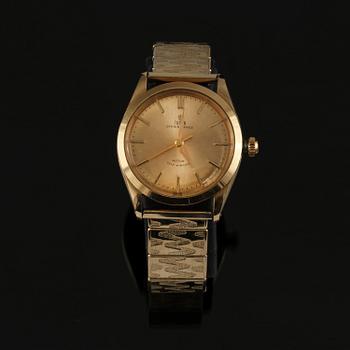 ARMBANSDUR, herr, 14 k guld, "Oyster Prince", Tudor, 1900-talets andra hälft.