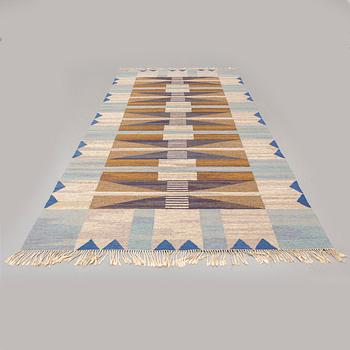 ETHEL HALVAR-ANDERSSON probably, A CARPET, flat weave, ca 350,5 x 196,5 cm, signed EHA.