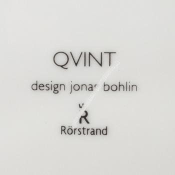 JONAS BOHLIN, Servis, ca 47 delar, "Qvint" Rörstrand 2000-tal porslin.