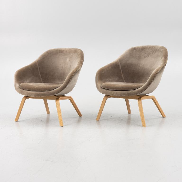 Hee Welling, fåtöljer, ett par, "About a lounge", HAY, 2000-tal.