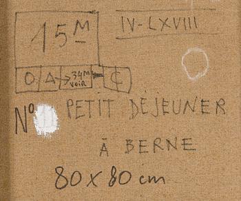 Max Papart, "Petit déjeuner à Berne" (Frukost i Bern).