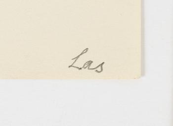 Lotte Laserstein, 2 teckningar, Ödekyrka och landskap.