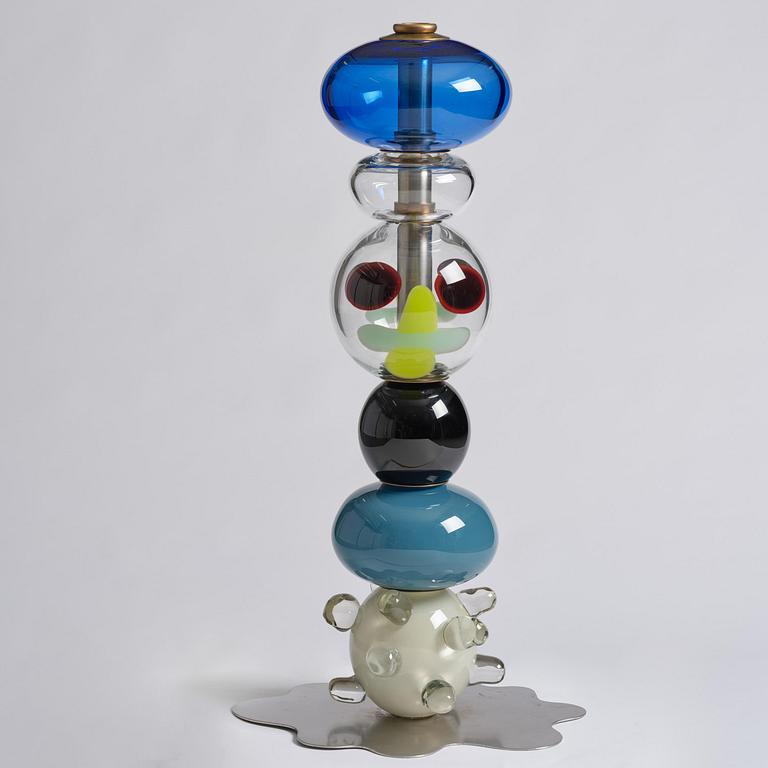 Frida Fjellman, “Totem Buddie no 03”, a unique glass sculpture/vase, Kosta Boda, 2021.