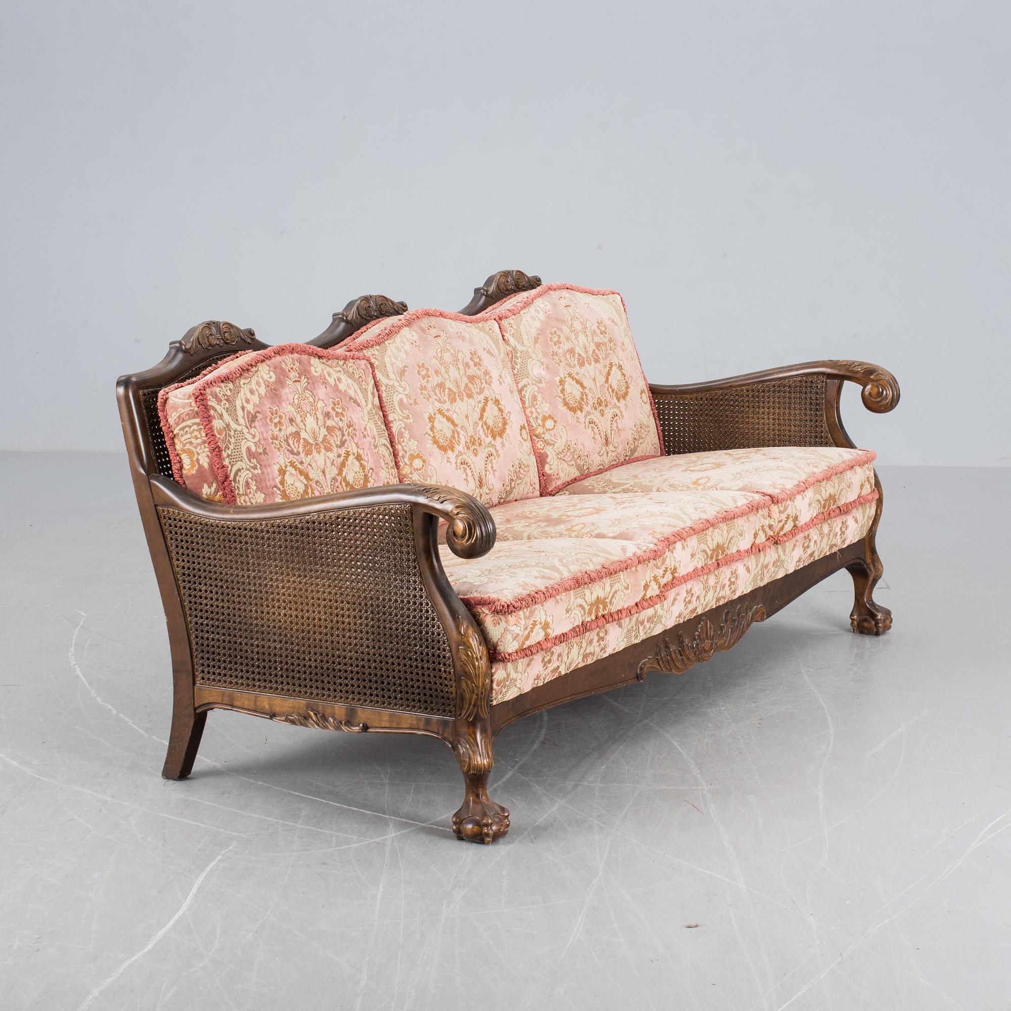 SOFFA, Chippendale, 1900-tal.