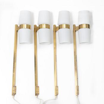 Four table lamps, second half of the 20th century.