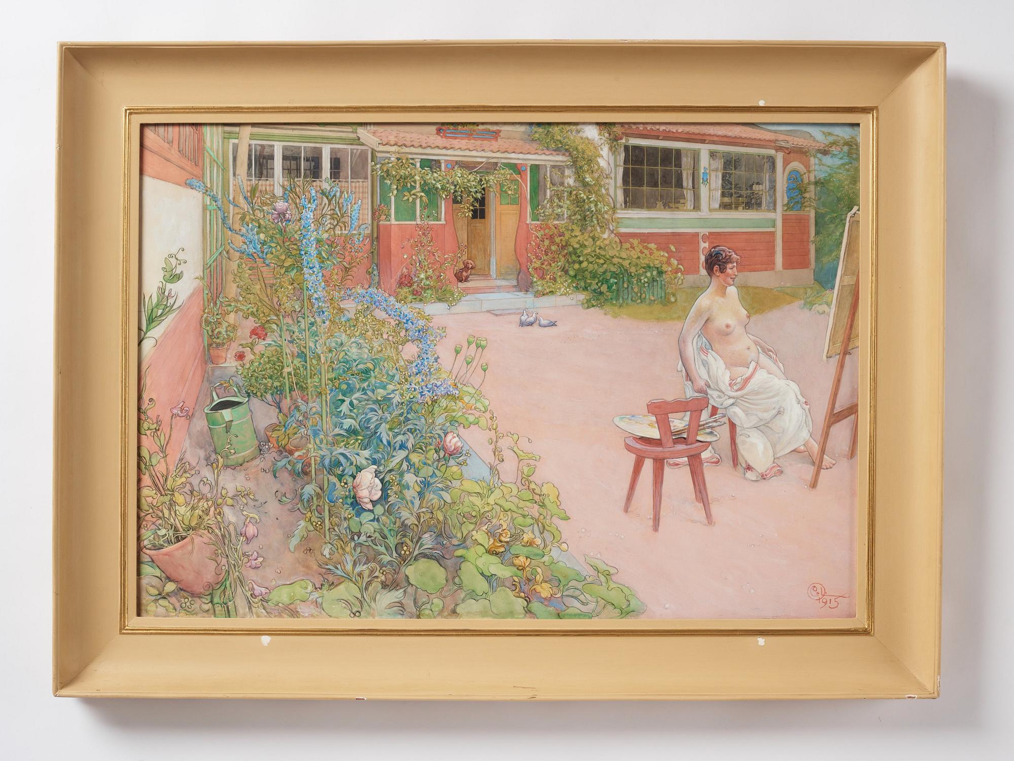 Carl Larsson, "Målargården".