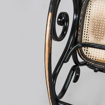 A mid-20th century Thonet style rocking chair.