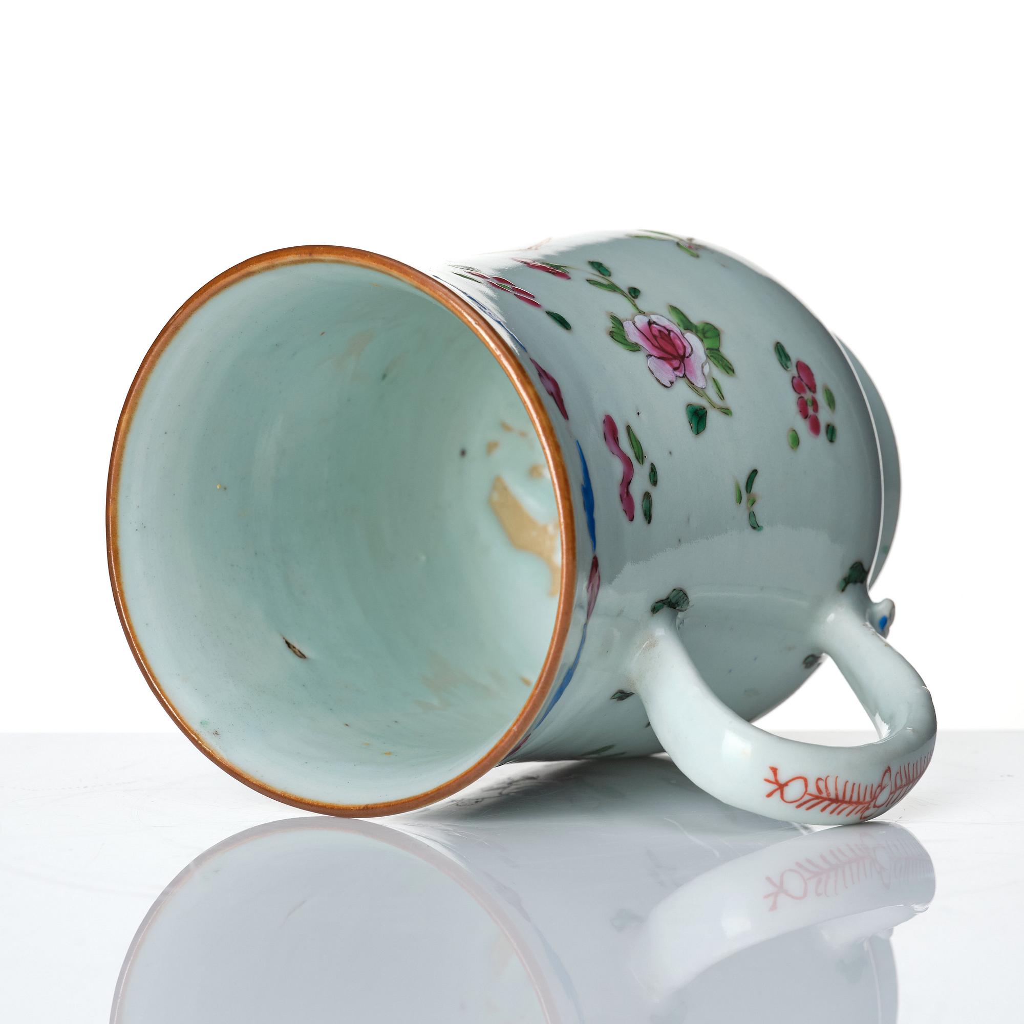 A famille rose jug, Qing dynasty, Qianlong (1736-95).