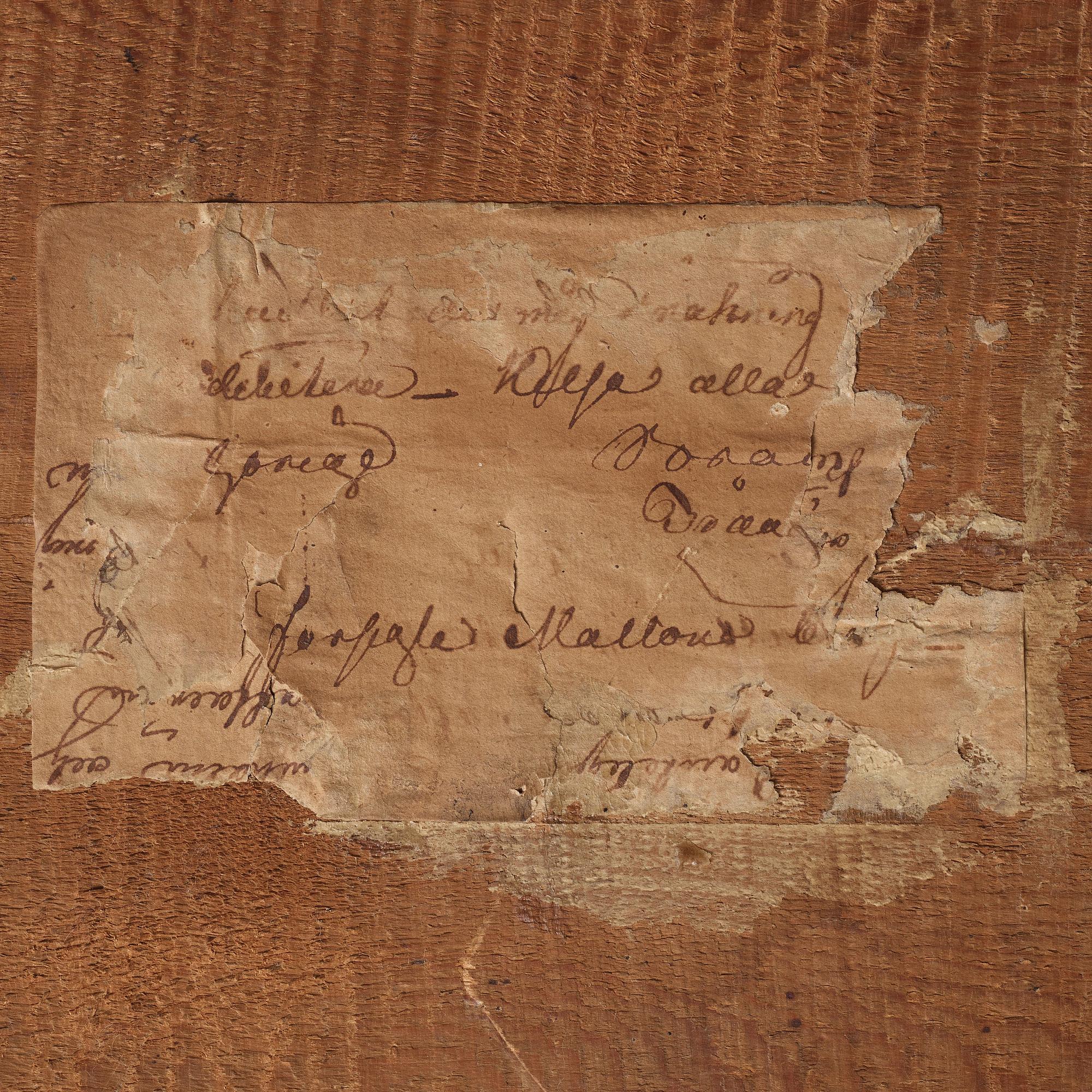 SPEGEL, GESÄLLPROV, av Frantz Strandberg, Stockholm 1773, rokoko/gustaviansk.