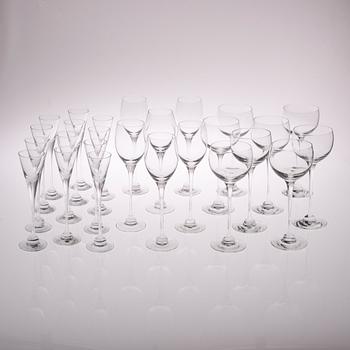 GLASSERVIS, 26 st, "Aurora", Heikki Orvola, Iittala, 1900-talets slut.