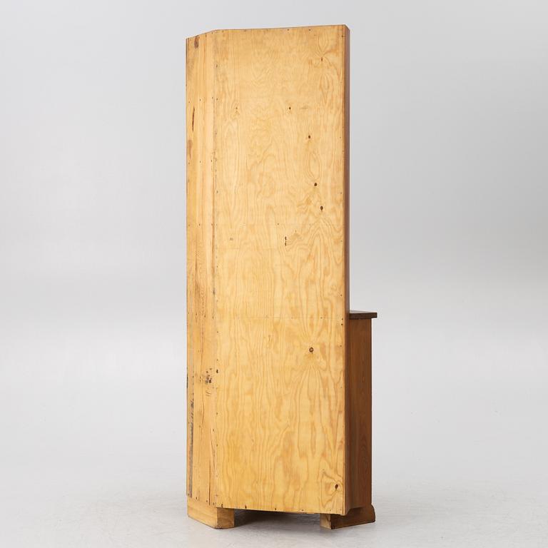 Corner cabinet, sports cabin furniture, mid-20th century.
