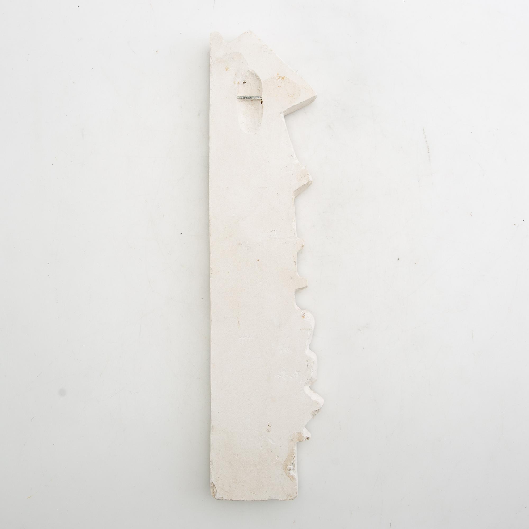 Arne Jones, relief, "Don Quixote", plaster.