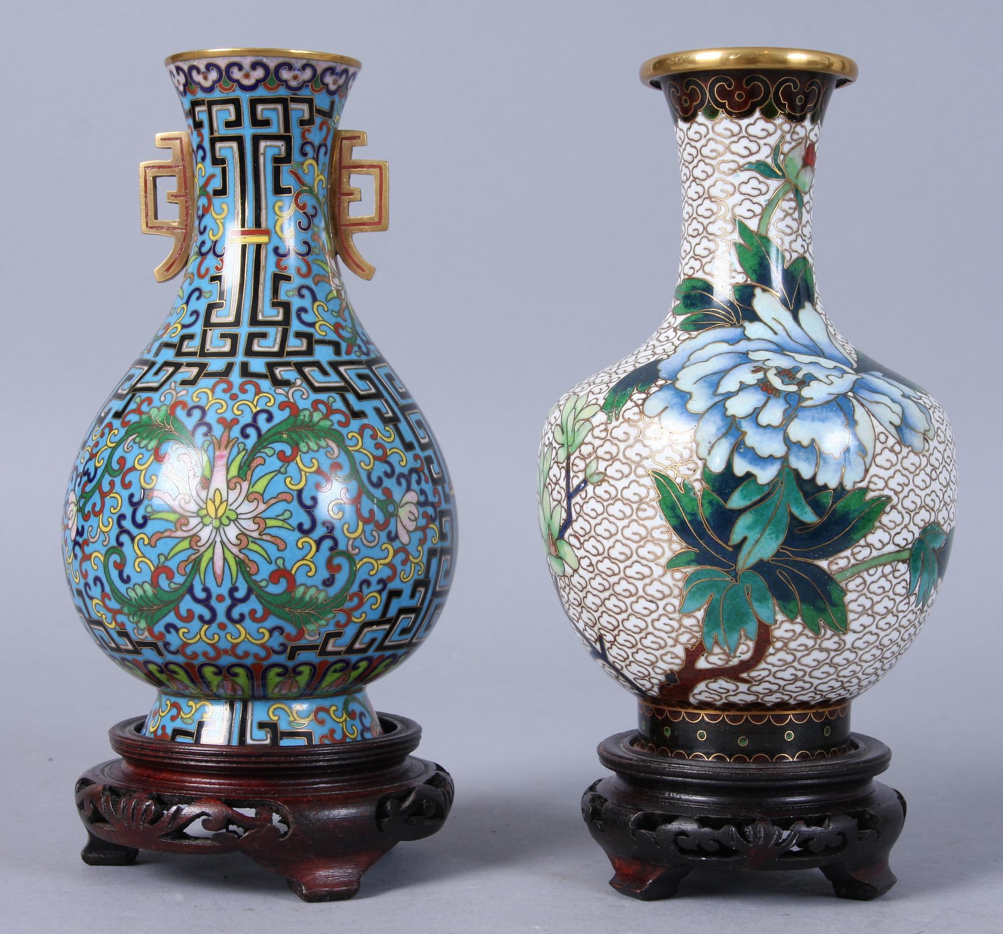 PARTI CLOISONNÉ, 5 delar, 1900-tal.